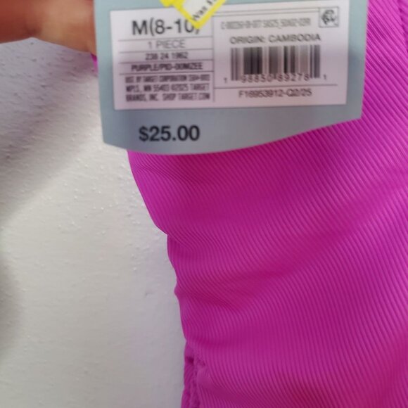 Shade & Shore Women's One-Piece Swimsuit Adjustable Straps Ruched Sides Medium ( - Picture 9 of 10